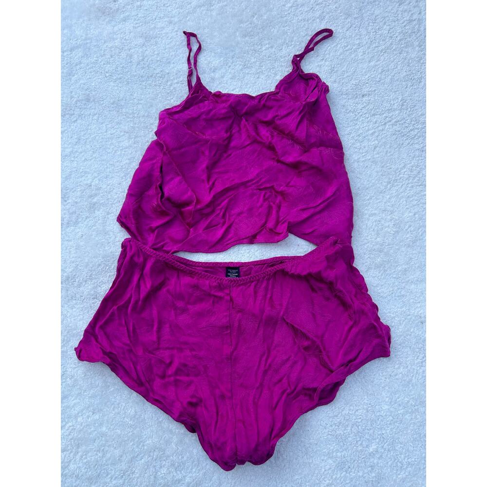 Victoria's Secret Satin 3 Piece Set (Tank Top,Bottoms & Robe) - Picture 4 of 8